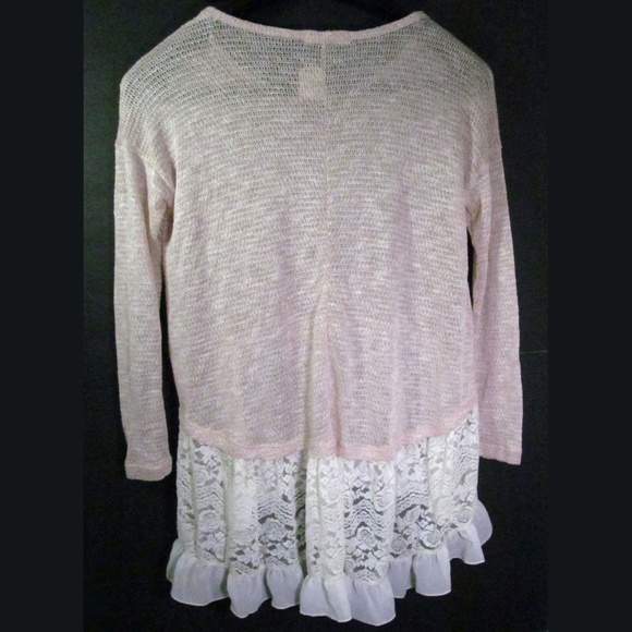 Orange Creek Shirt Size S See-through 3/4 Sleeves - Picture 5 of 5